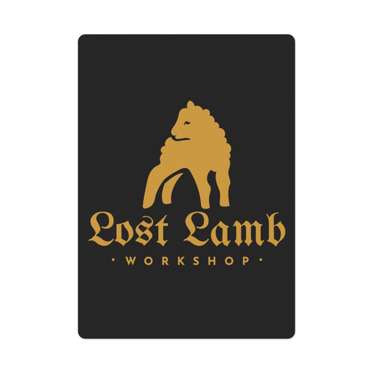 Lost Lamb Workshop - Logo - Poker Cards - Gifts for him - Game Night