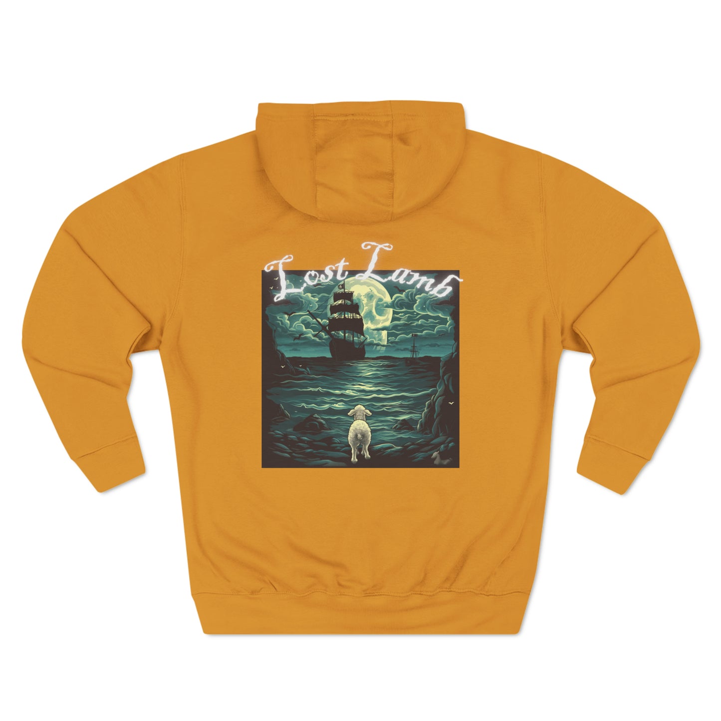 Into the Brine - Three-Panel Fleece Hoodie