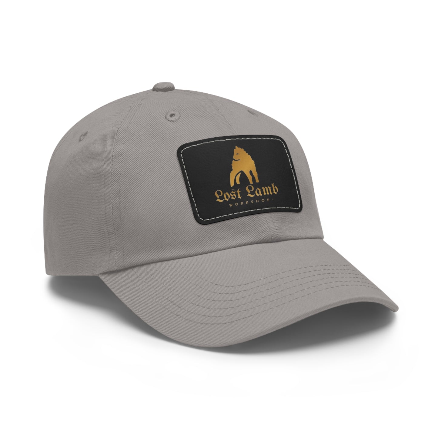 Lost Lamb Workshop Logo Dad Hat with Leather Patch