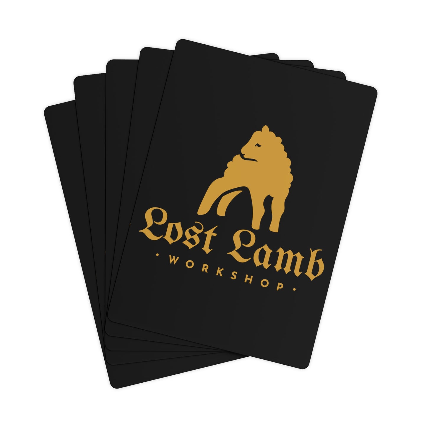 Lost Lamb Workshop - Logo - Poker Cards - Gifts for him - Game Night