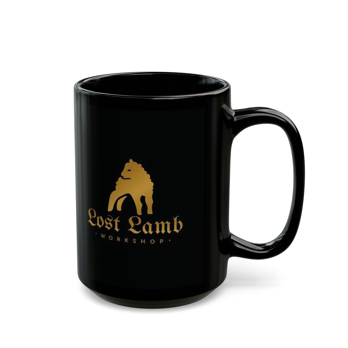 Lost Lamb Workshop Logo - Coffee Tea - Black Mug (11oz, 15oz)