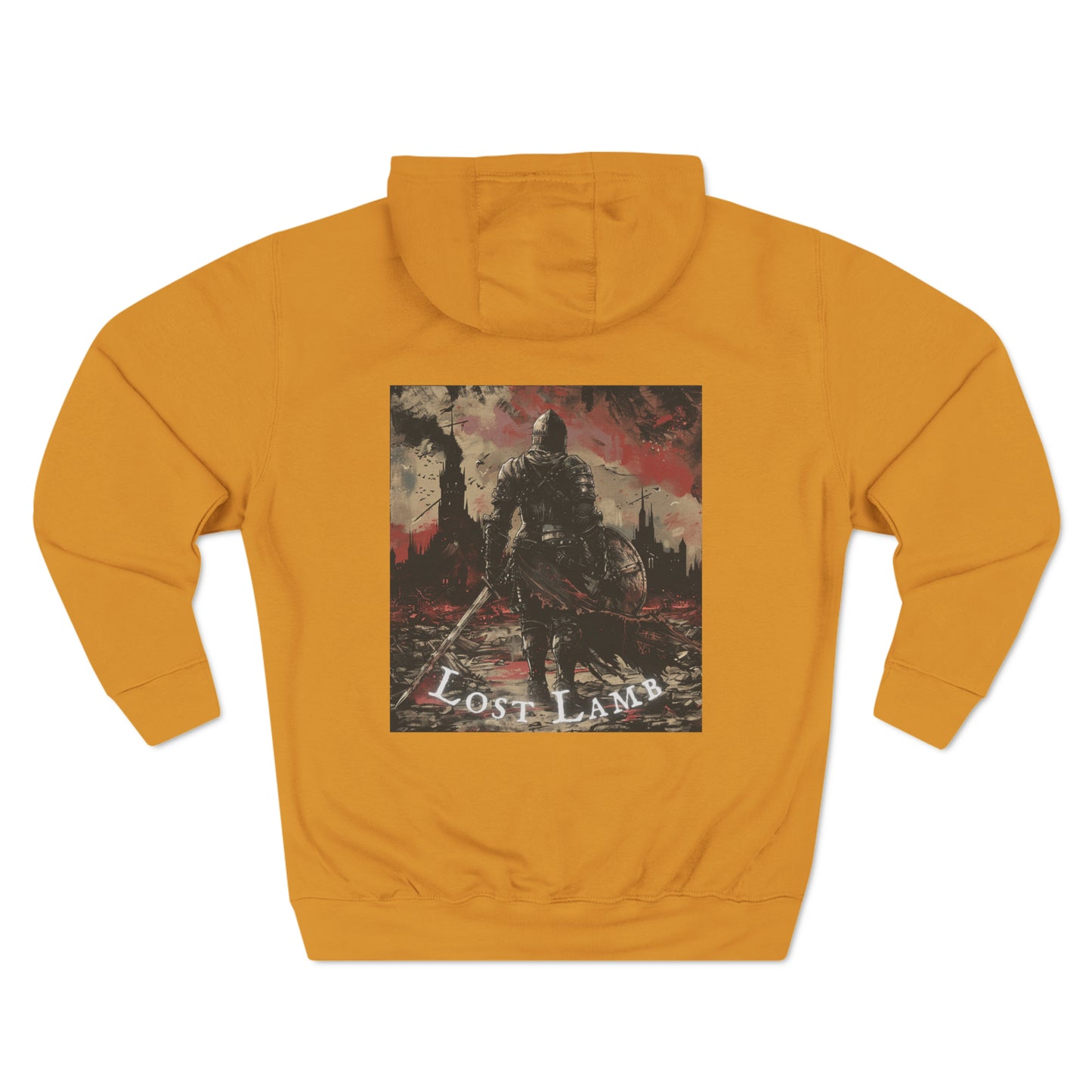 Into the Fray - Three-Panel Fleece Hoodie