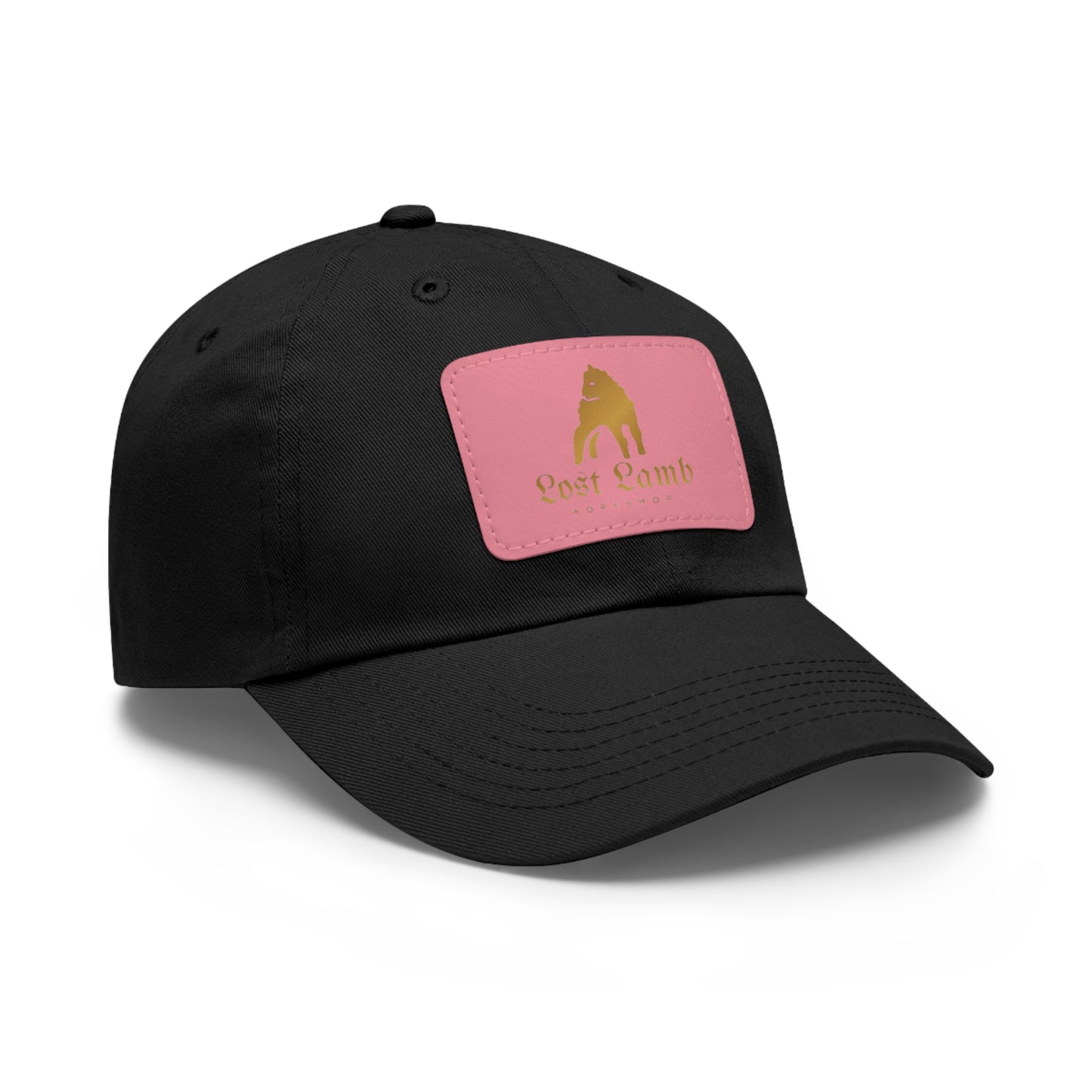 Lost Lamb Workshop Logo Dad Hat with Leather Patch