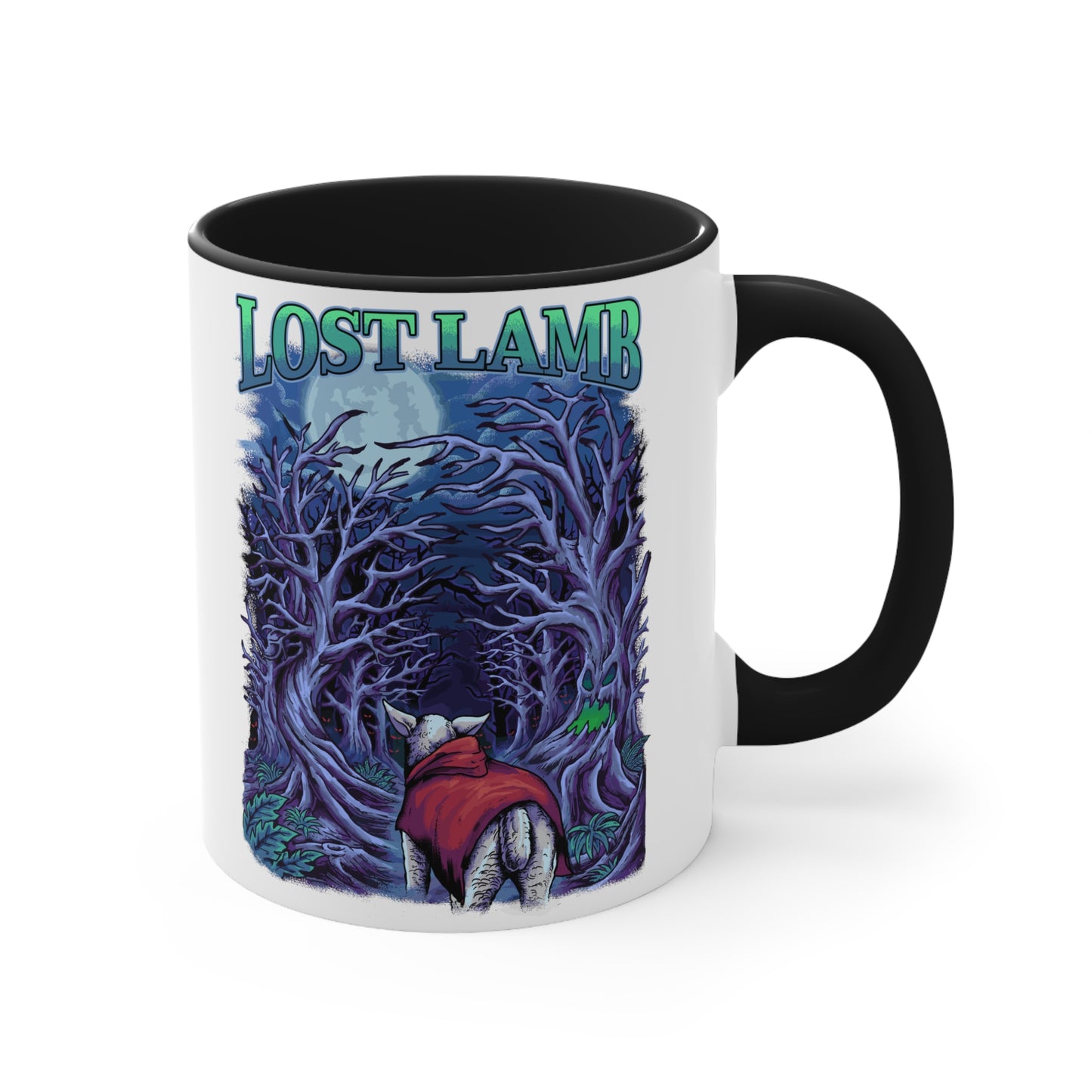 Into the Woods - Accent Coffee Mug, 11oz - Lost Lamb Workshop