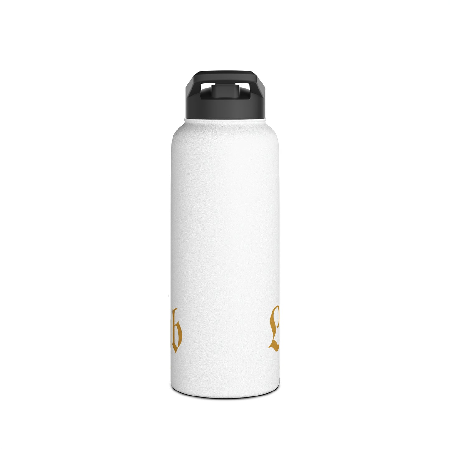 Lost Lamb Workshop Stainless Steel Water Bottle With Lid White