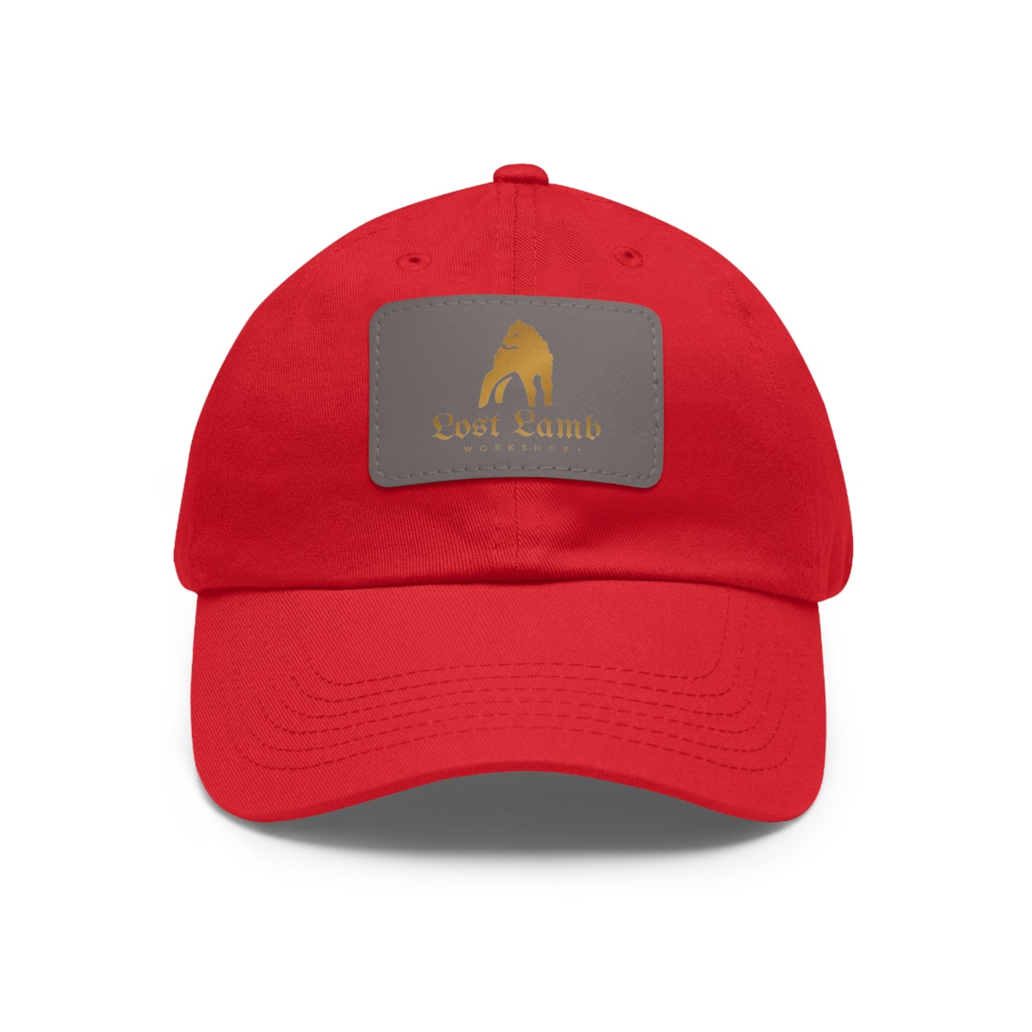 Lost Lamb Workshop Logo Dad Hat with Leather Patch