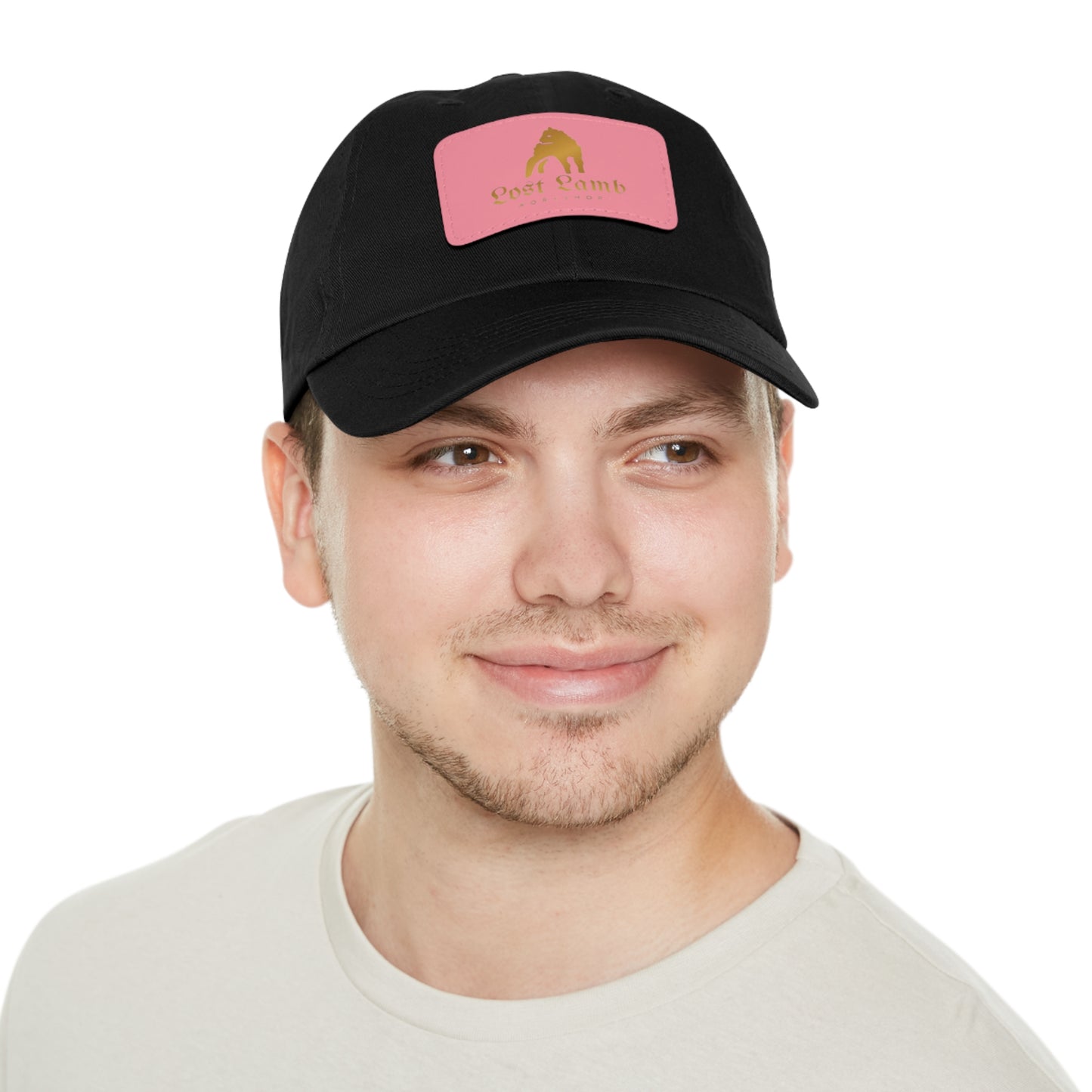 Lost Lamb Workshop Logo Dad Hat with Leather Patch