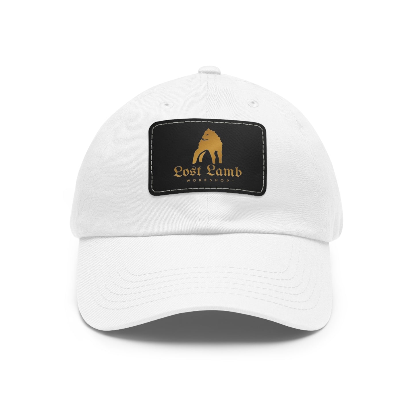 Lost Lamb Workshop Logo Dad Hat with Leather Patch