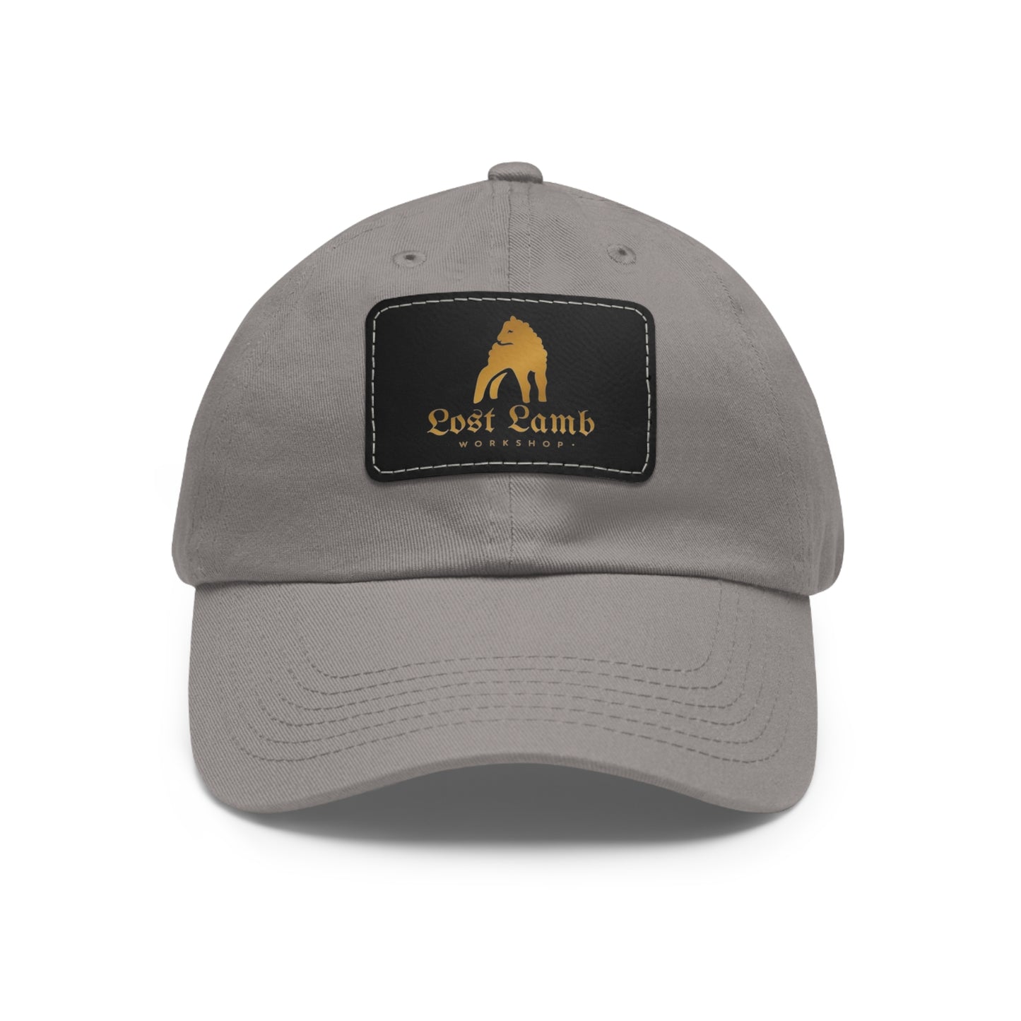 Lost Lamb Workshop Logo Dad Hat with Leather Patch