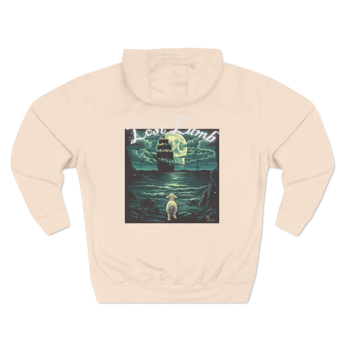 Into the Brine - Three-Panel Fleece Hoodie