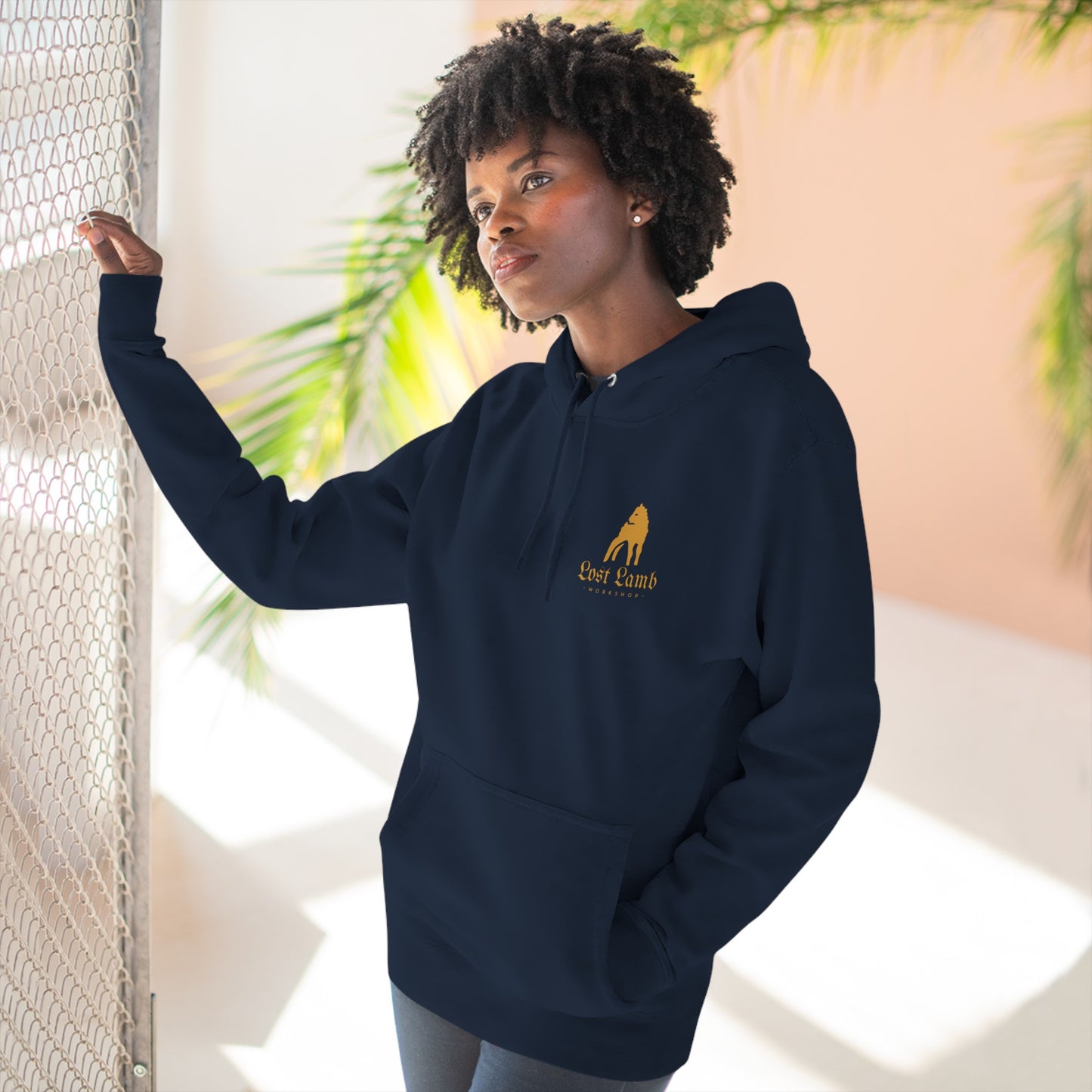 Keep The Faith Knight- Three-Panel Fleece Hoodie