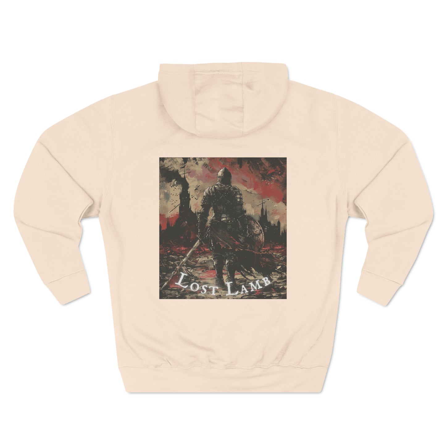 Into the Fray - Three-Panel Fleece Hoodie