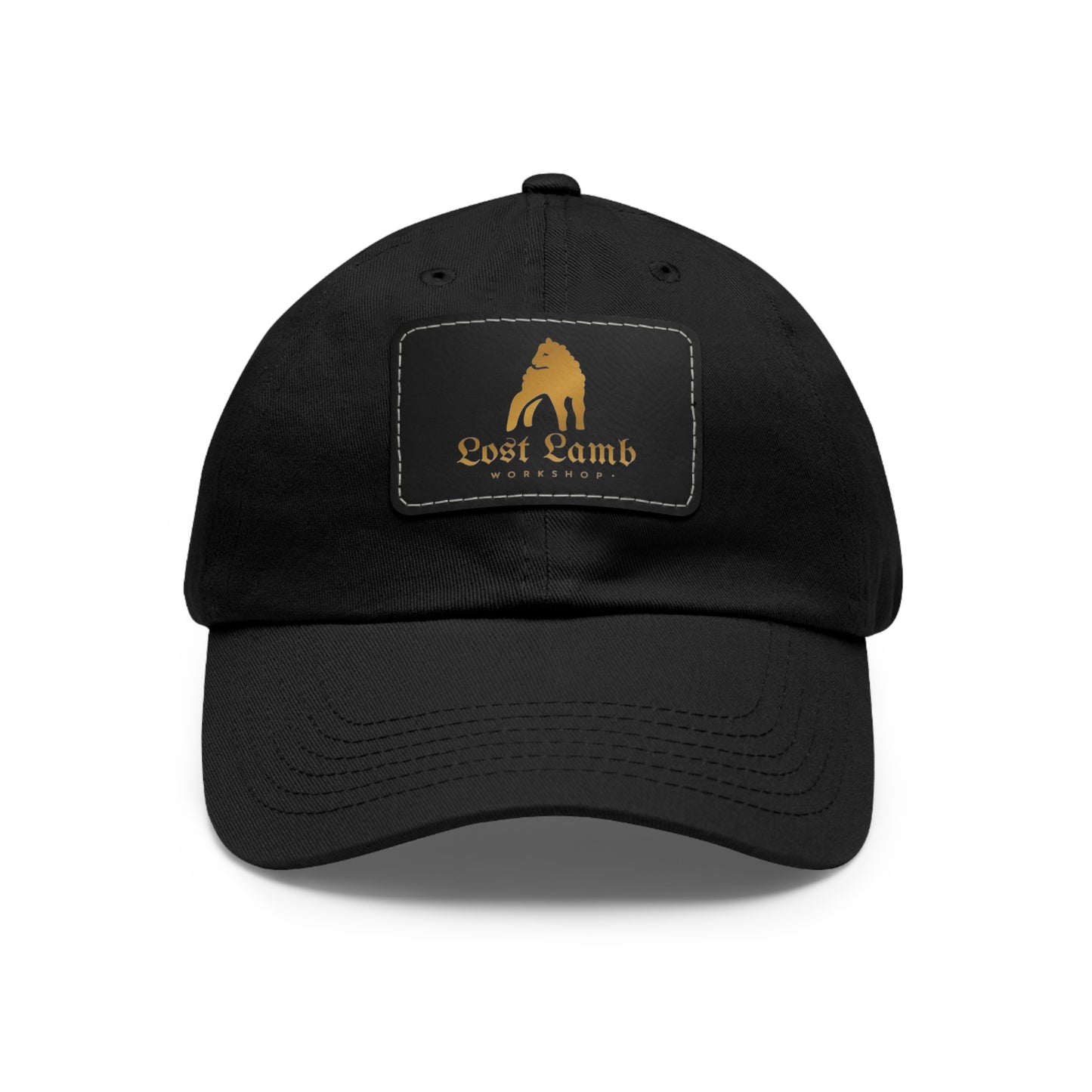 Lost Lamb Workshop Logo Dad Hat with Leather Patch