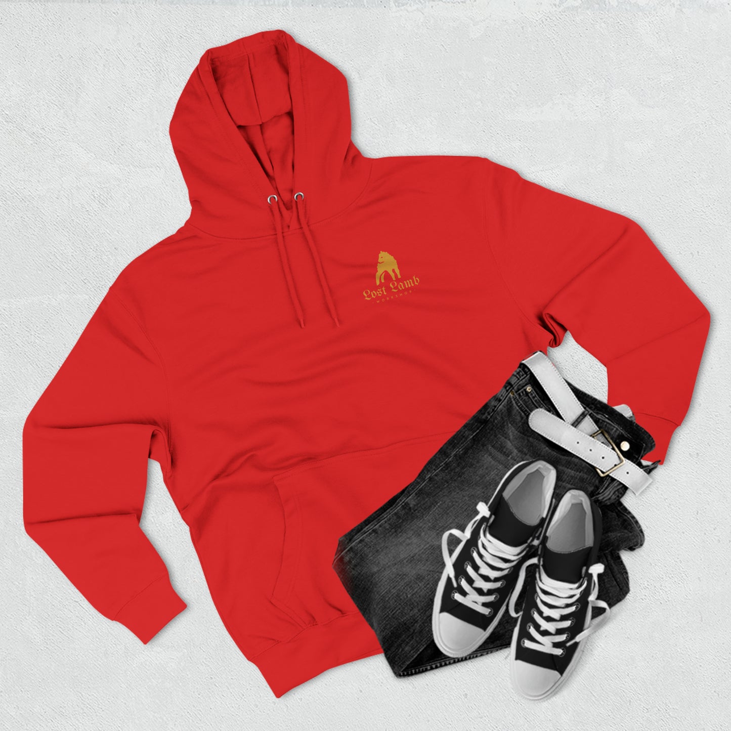 Into the Fray - Three-Panel Fleece Hoodie