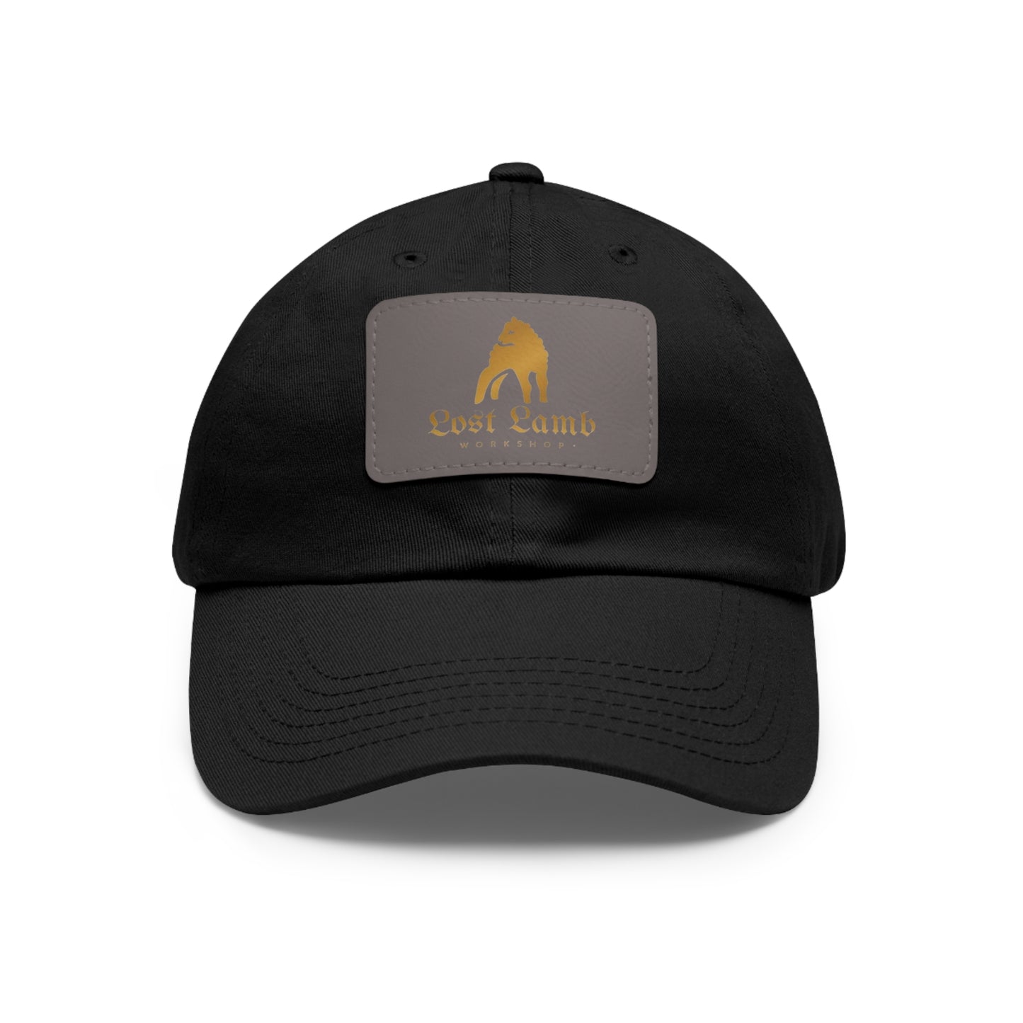 Lost Lamb Workshop Logo Dad Hat with Leather Patch