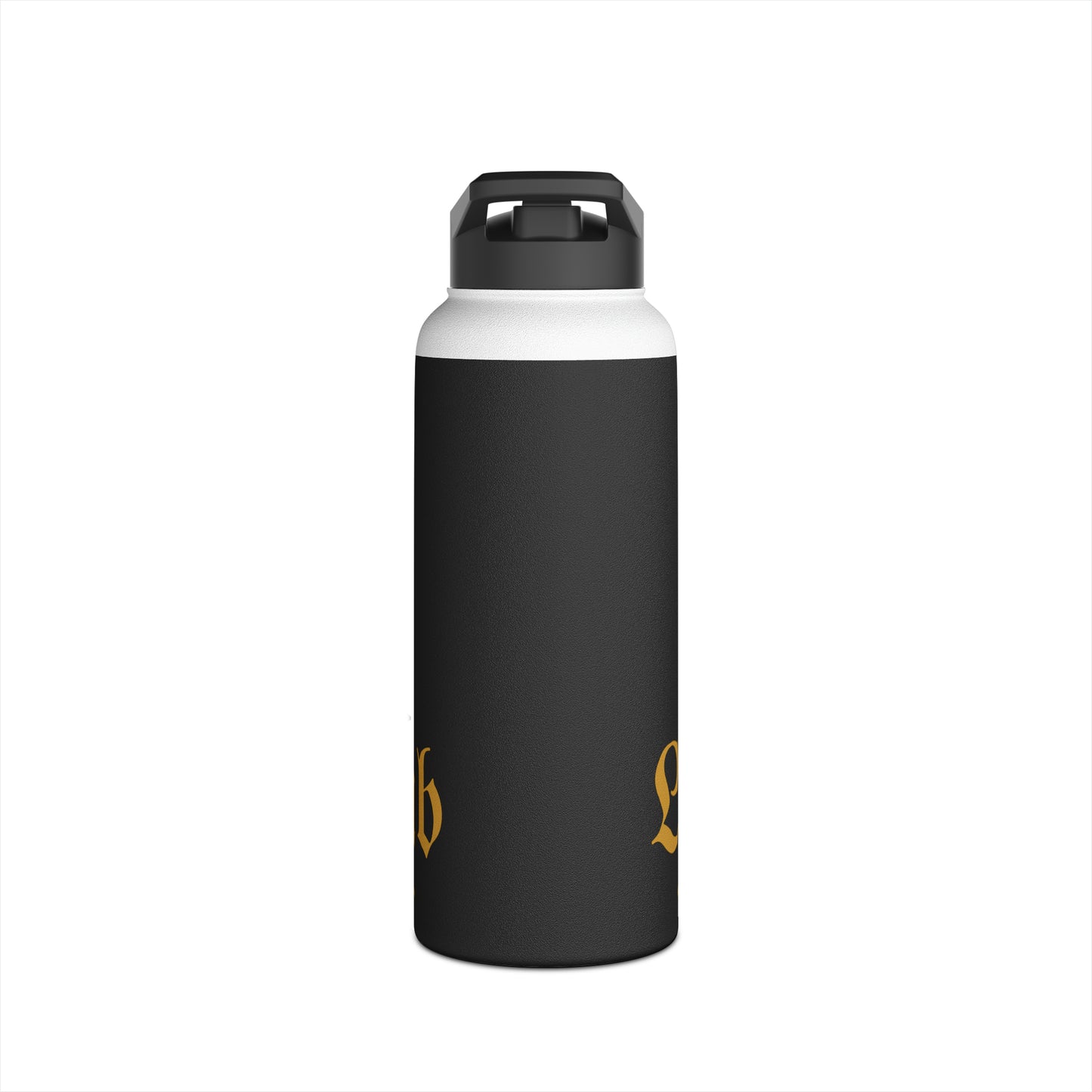 Lost Lamb Workshop Stainless Steel Water Bottle With Lid Black