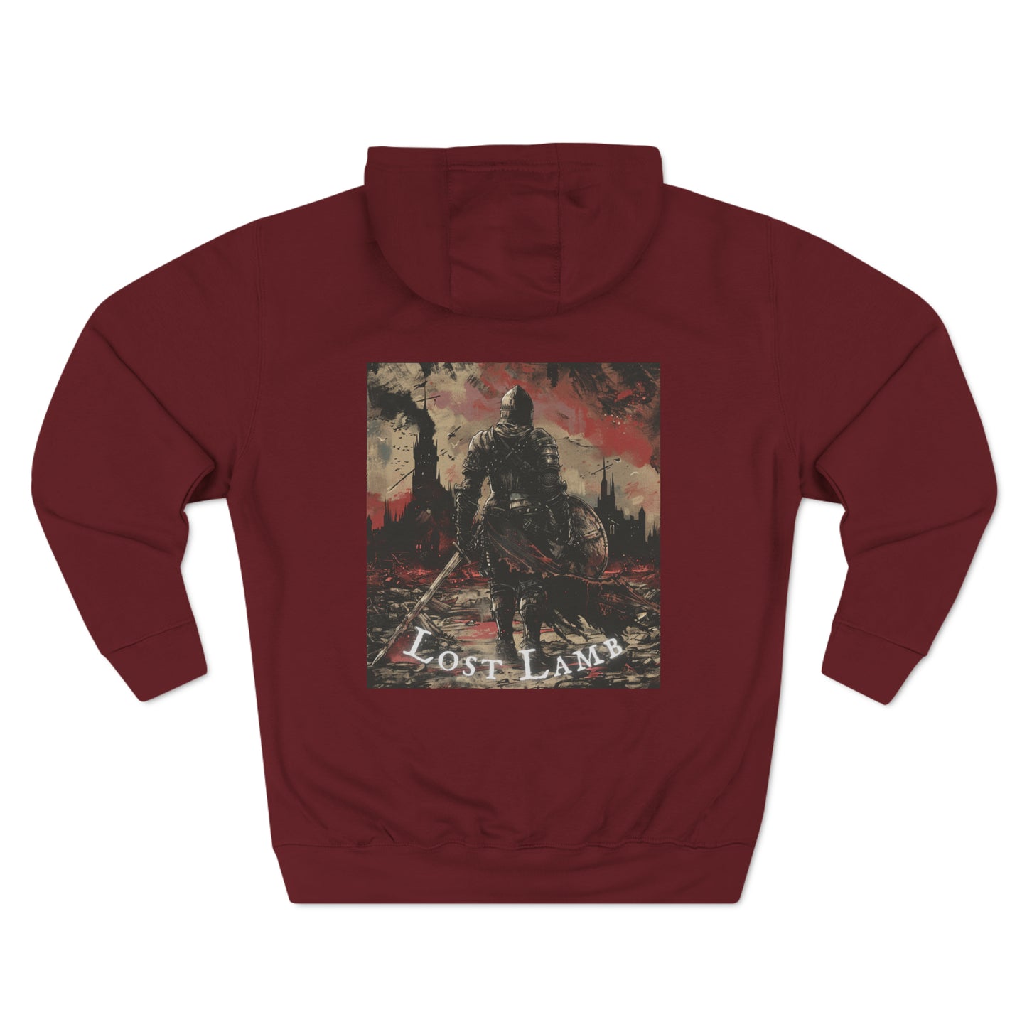 Into the Fray - Three-Panel Fleece Hoodie