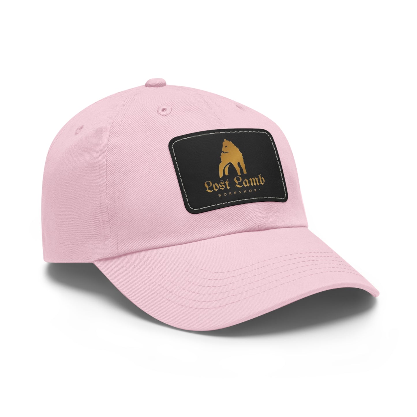 Lost Lamb Workshop Logo Dad Hat with Leather Patch