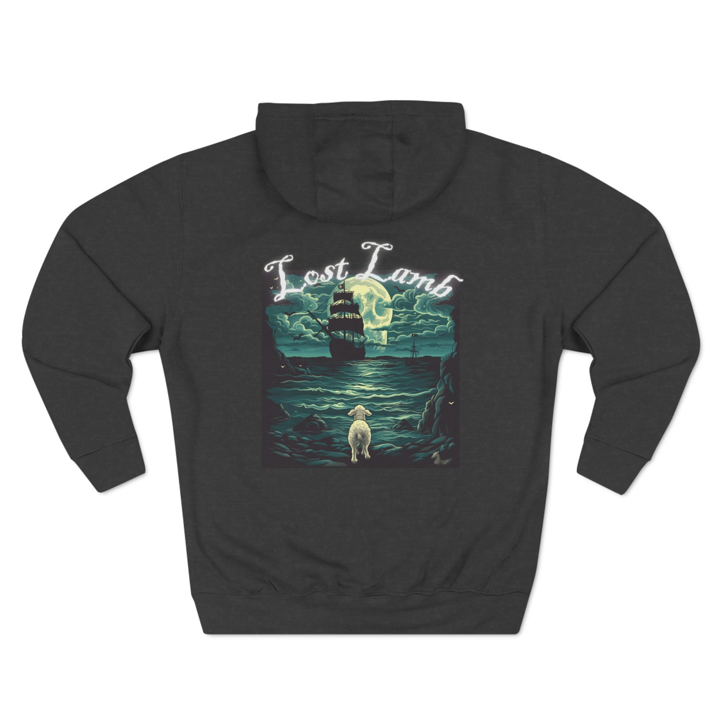 Into the Brine - Three-Panel Fleece Hoodie