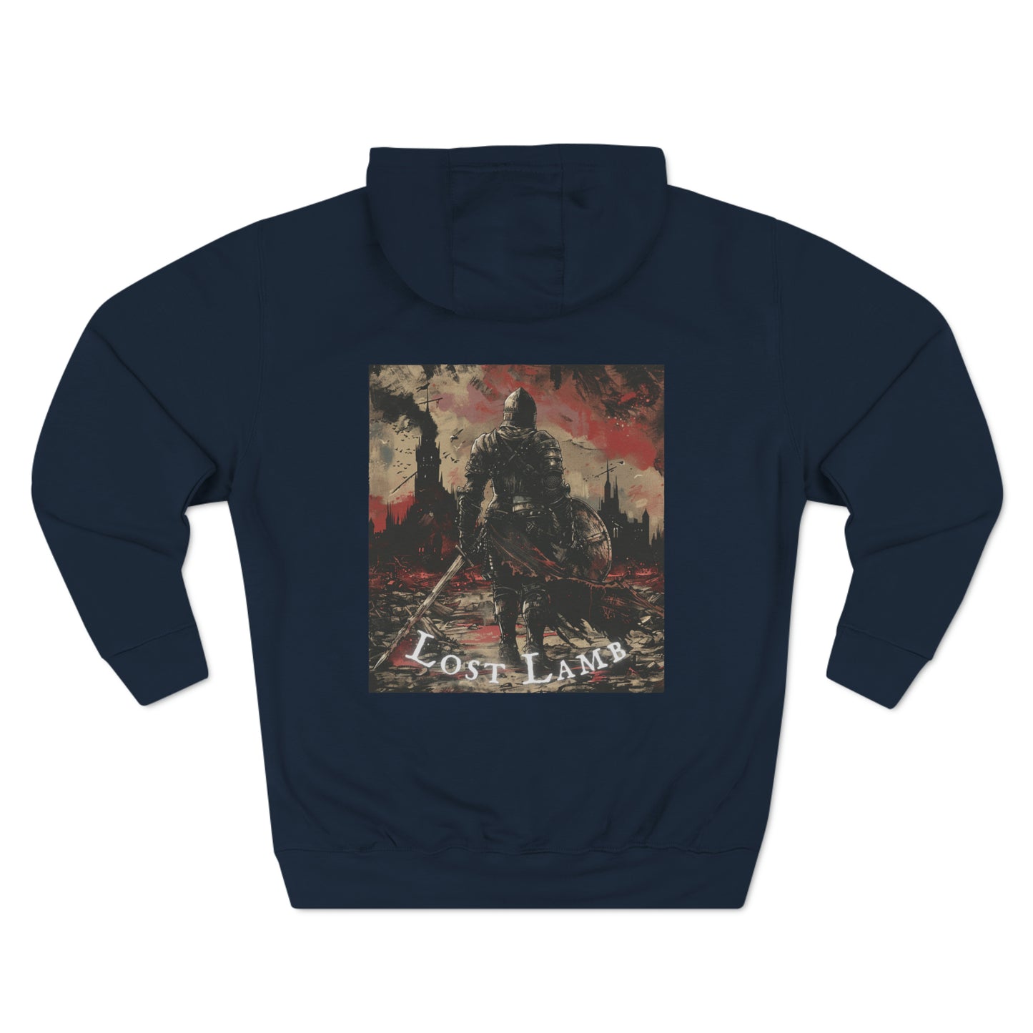 Into the Fray - Three-Panel Fleece Hoodie