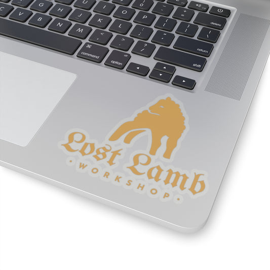 Lost Lamb Workshop Logo - Kiss-Cut Stickers