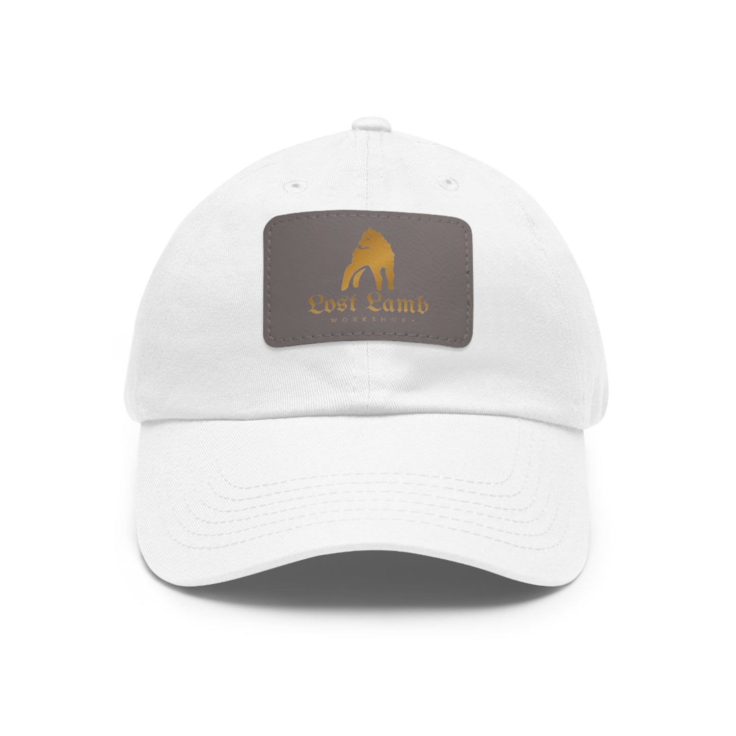 Lost Lamb Workshop Logo Dad Hat with Leather Patch