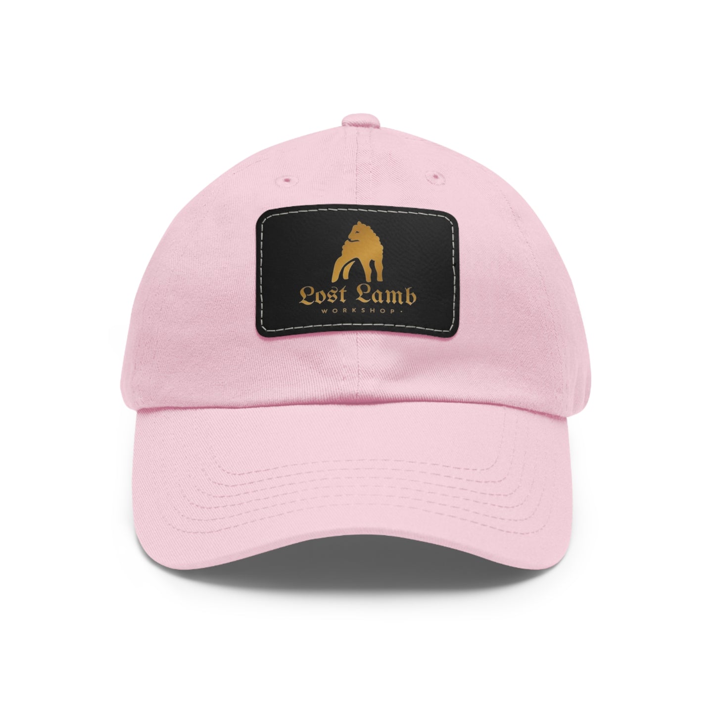 Lost Lamb Workshop Logo Dad Hat with Leather Patch