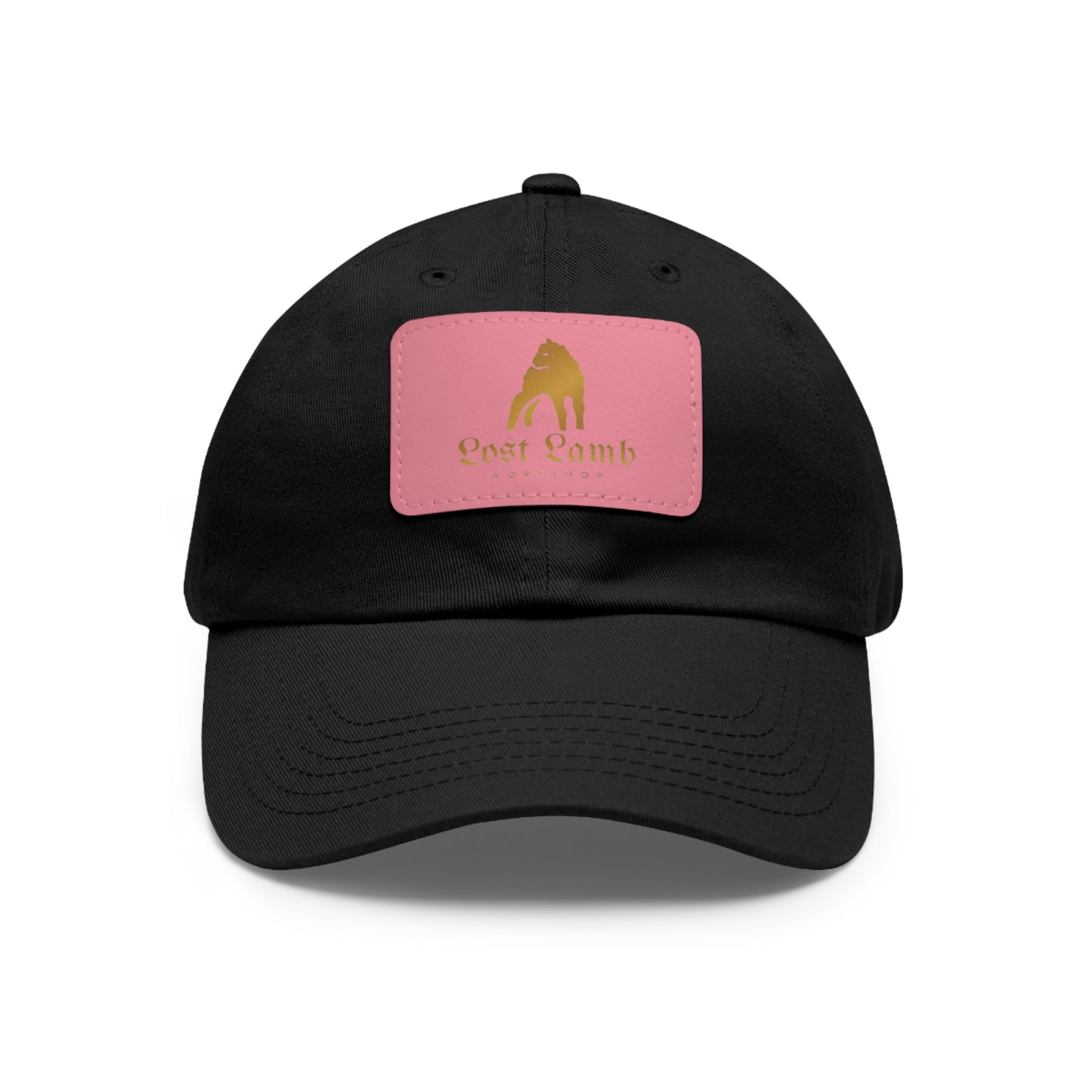 Lost Lamb Workshop Logo Dad Hat with Leather Patch